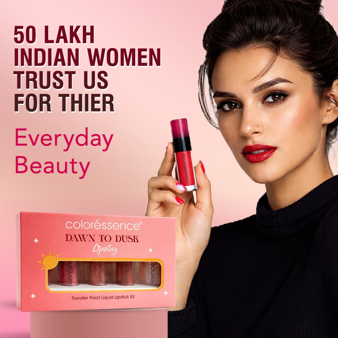 Buy Coloressence Dawn to Dusk Liquid Transferproof Lipstick Kit